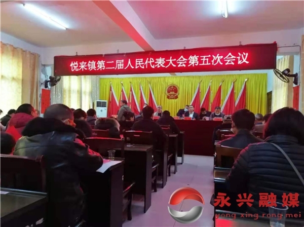 永兴县悦来镇召开第二届人民代表大会第五次会议